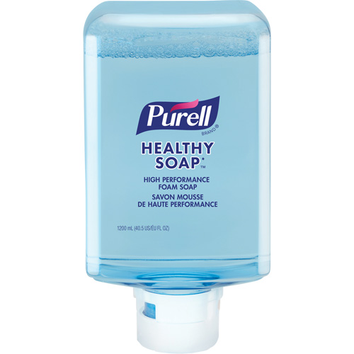Savon mousse de haute performance ES10 PURELL HEALTHY SOAP avec la technologie CLEAN RELEASE, Mousse, 1200 ml, Parfum&eacute; Mukwa Safety Services