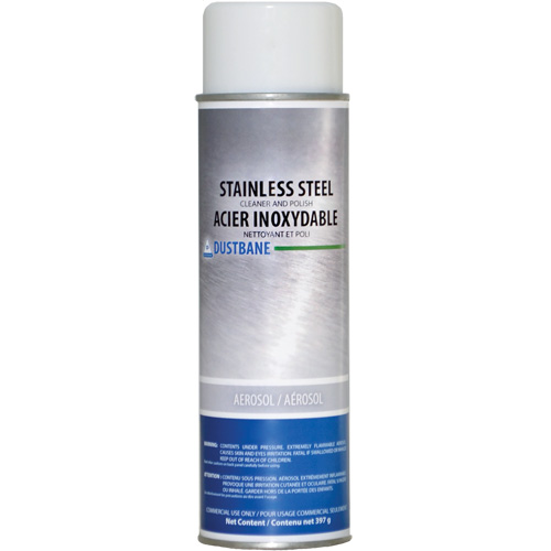 Stainless Steel Cleaner, 396 g, Aerosol Can Mukwa Safety Services