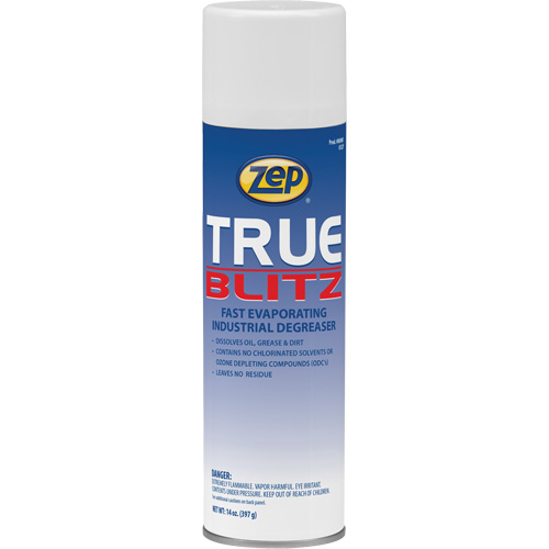 True Blitz Fast-Evaporating Industrial Degreaser, 14 oz., Aerosol Can Mukwa Safety Services