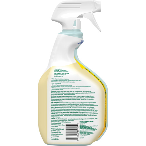 CloroxPro Clorox EcoClean All-Purpose Cleaner, 946 ml, Trigger Bottle Mukwa Safety Services