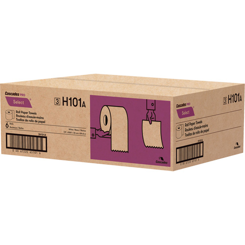 PRO Select Roll Paper Towel, 1 Ply, Standard, 1000' L Mukwa Safety Services
