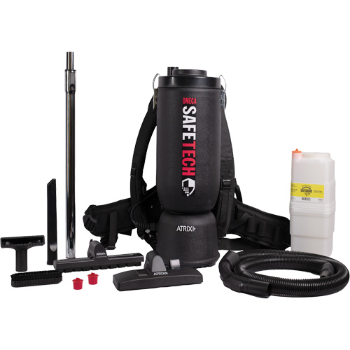 Aspirateur dorsal HEPA SafeTech Omega Mukwa Safety Services