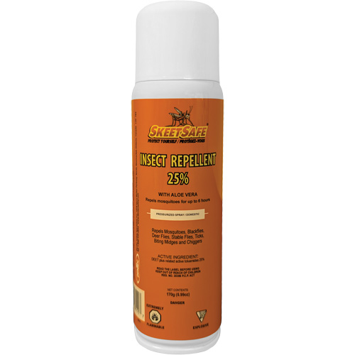 Insectifuge, DEET &agrave; 25 %, A&eacute;rosol, 170 g Mukwa Safety Services