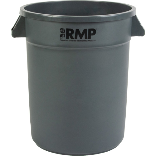 Garbage Bin, Polyethylene, 20 US gal. Mukwa Safety Services