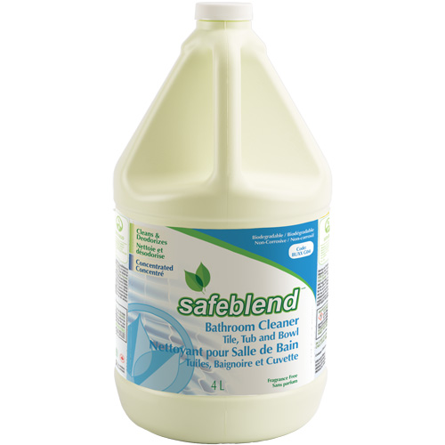 Concentrated Bathroom Cleaner for Tile, Tub & Bowl, 4 L, Jug Mukwa Safety Services