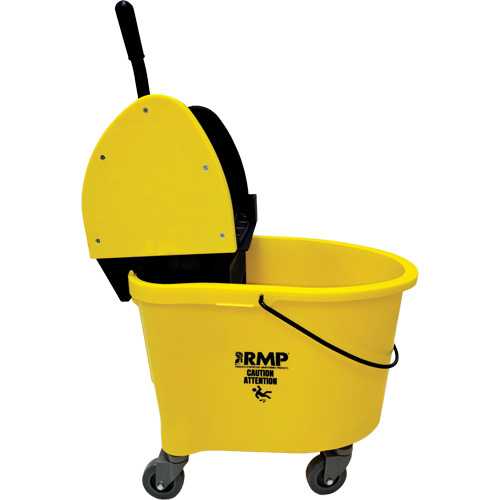 Seau pour vadrouille, Pression vers le bas, 8,75 gal. US (35 pintes) Mukwa Safety Services