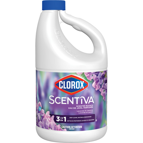 Scentiva Cherry Blossom & Peach Scented Bleach, 2.4 L, Jug Mukwa Safety Services