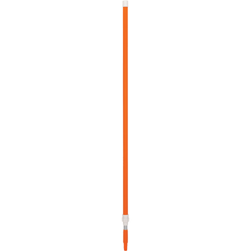 Manche, Balai/Brosse/Vadrouille &agrave; &eacute;pousseter/Support &agrave; tampon/Grattoir/Raclette/Vadrouille humide, Orange, T&eacute;lescopique, 62" - 109-2/5" lo Mukwa Safety Services