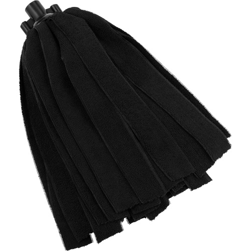 Socket Mop, Black, Microfibre, Cut Style Mukwa Safety Services