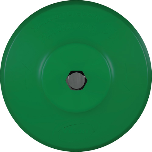 HyDrive Round Drill Brush, Extra Stiff Bristles, 3-1/10" Long, Green Mukwa Safety Services