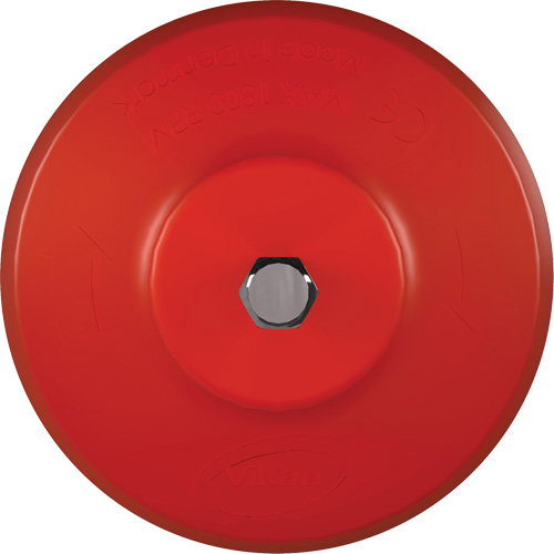 Brosse ronde HyDrive pour perceuse, Soies Tr&egrave;s ferme, Longueur de 3-1/10", Rouge Mukwa Safety Services