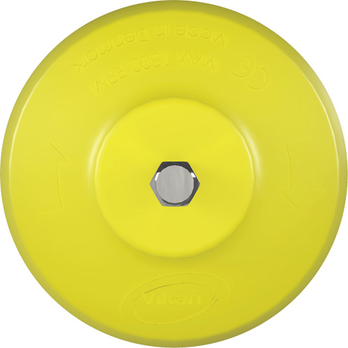 Brosse ronde HyDrive pour perceuse, Soies Tr&egrave;s ferme, Longueur de 3-1/10", Jaune Mukwa Safety Services