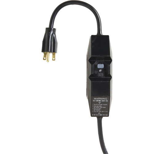 Bloc dalimentation 120 V avec dispositif de protection contre les fuites de courant pour tapis industriels PRO Mukwa Safety Services