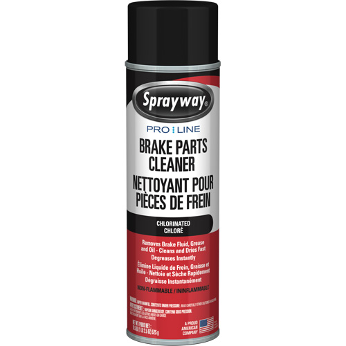 Nettoyant pour pi&egrave;ces de freins Pro Line avec tr&egrave;s faible teneur en COV, Canette a&eacute;rosol Mukwa Safety Services