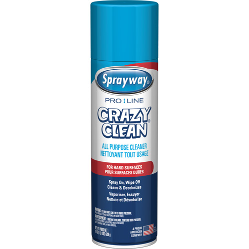 Nettoyant tout usage Pro Line Crazy Clean, 19 oz., Canette a&eacute;rosol Mukwa Safety Services