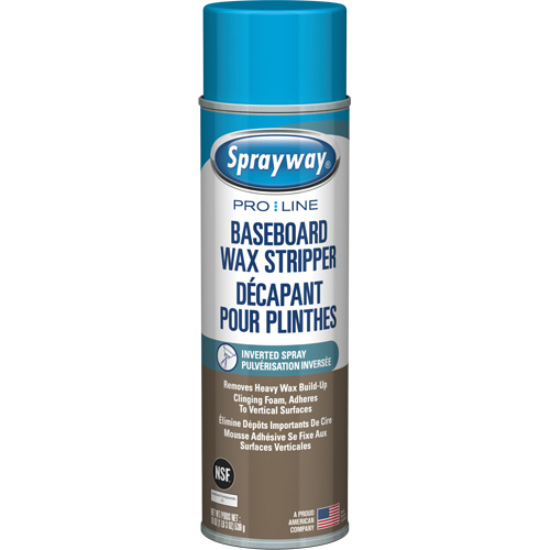 D&eacute;capant pour cire de plinthes avec mousse adh&eacute;sive, 19 oz., Canette a&eacute;rosol Mukwa Safety Services