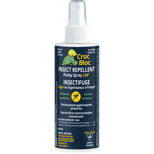 Insectifuge, DEET &agrave; 10 %, Vaporisateur, 40 oz Mukwa Safety Services