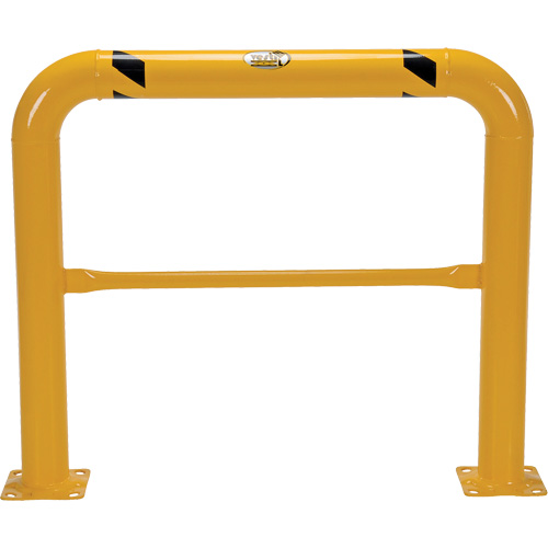 High Profile Machinery Guards, 4' W x 3.5' H, Yellow Mukwa Safety Services