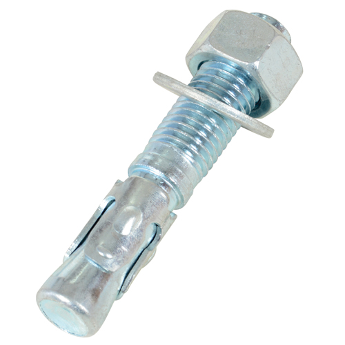 Boulon d'ancrage &agrave; cheville, Zingu&eacute;, 3/4" x 4-1/4" Mukwa Safety Services