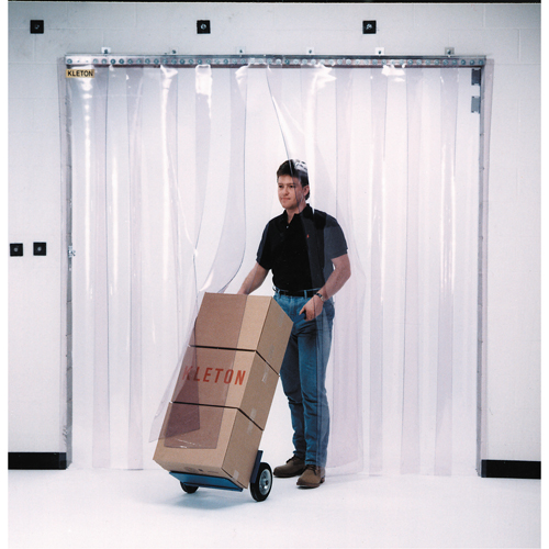 Portes &agrave; lani&egrave;res, 12' x 12' Ouverture de la porte, Largeur des lani&egrave;res 12", &eacute;paisseur  des lani&egrave;res 0,120" Mukwa Safety Services