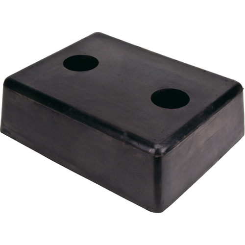Butoirs moul&eacute;s pour quai, Caoutchouc, 13" la x 4" p x 10" h Mukwa Safety Services
