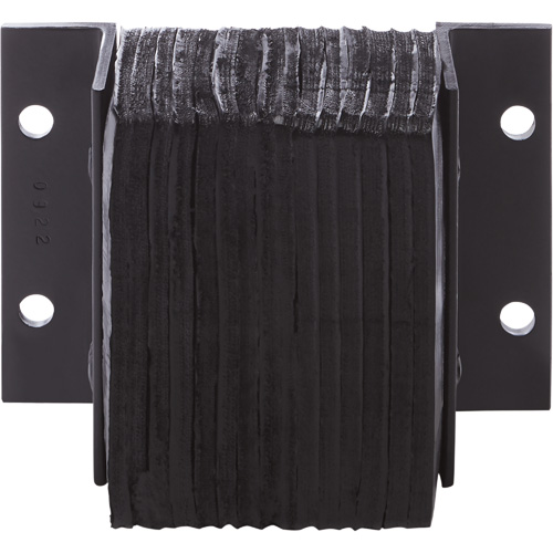 Laminated Dock Bumpers, Horizontal, Rubber, 12" W x 4" D x 12" H Mukwa Safety Services