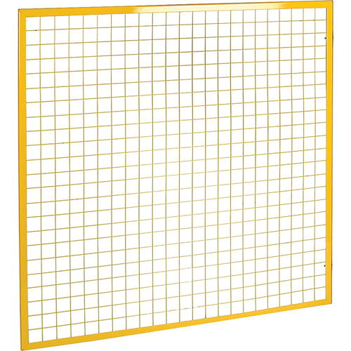Wire Mesh Partition Components - Panels, 4' H x 8' W Mukwa Safety Services