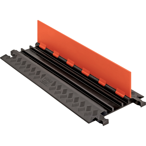 Guard Dog&reg; Low Profile Cable Protector, 3 Channels, 36" L x 13.8" W x 1.25" H Mukwa Safety Services