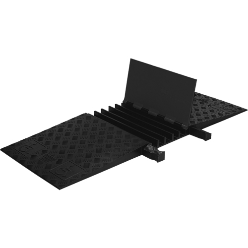Protecteur de c&acirc;ble ADA/DDA &agrave; profil bas Guard Dog, 5 canaux, 18" lo x 50" la x 1,875" h Mukwa Safety Services