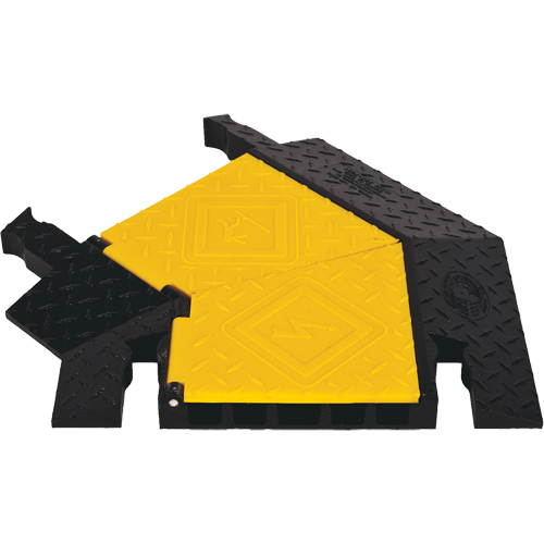 Yellow Jacket&reg; 5-Channel Heavy Duty Cable Protector - Left Turn Mukwa Safety Services