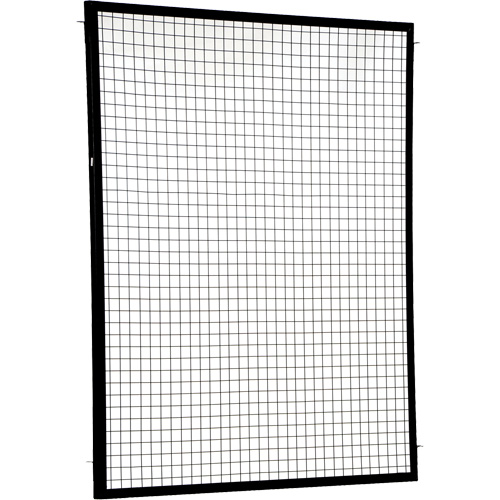 Panneau de protection p&eacute;rim&eacute;trique ajustable, 6' h x 5' la, Noir Mukwa Safety Services
