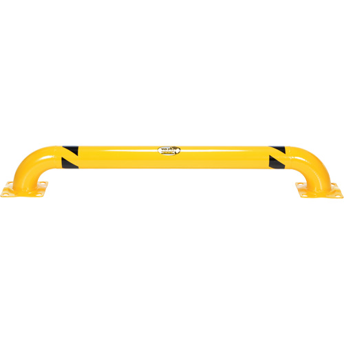 Low Profile Rack Guard, 5.3' W x 0.74' H, Yellow Mukwa Safety Services