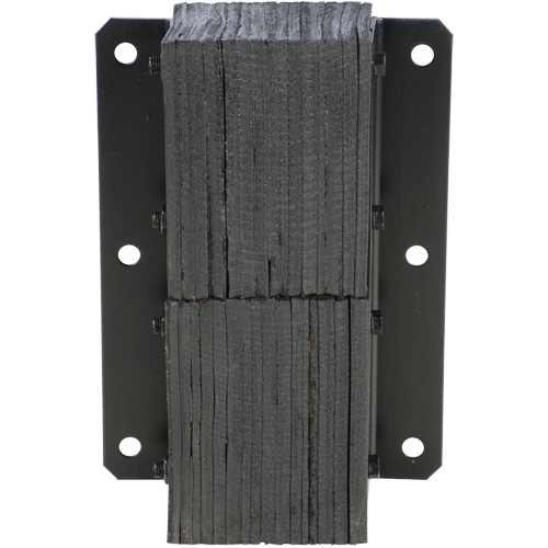 Butoir de quai lamell&eacute;, Vertical, Caoutchouc, 13-1/4" la x 4-1/2" p x 20" h Mukwa Safety Services