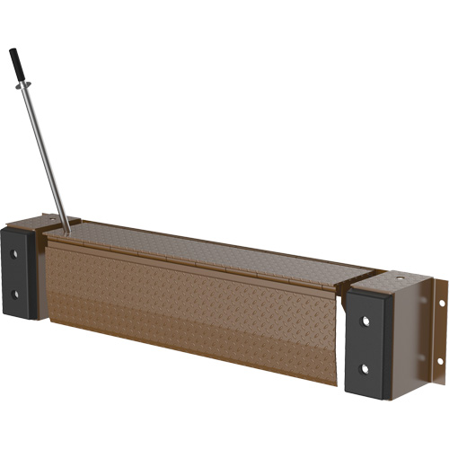 Mechanical Edge-O-Dock Leveler, 93" W, 66" Deck Width, 29" Span Mukwa Safety Services