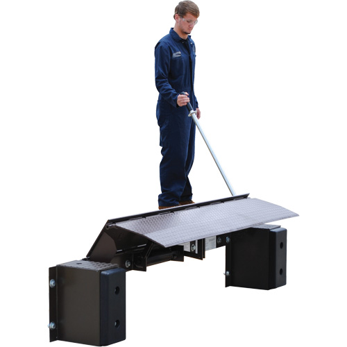 Mechanical Edge-O-Dock Leveler, 99" W, 72" Deck Width, 29" Span Mukwa Safety Services