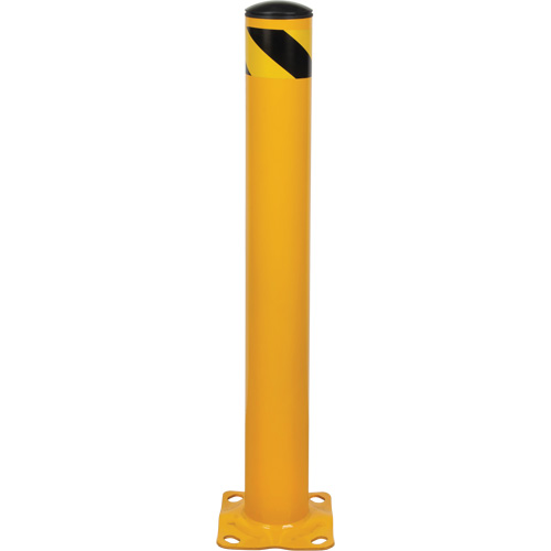 Butoir, Acier, 36" h x 4-1/2" la, Jaune Mukwa Safety Services