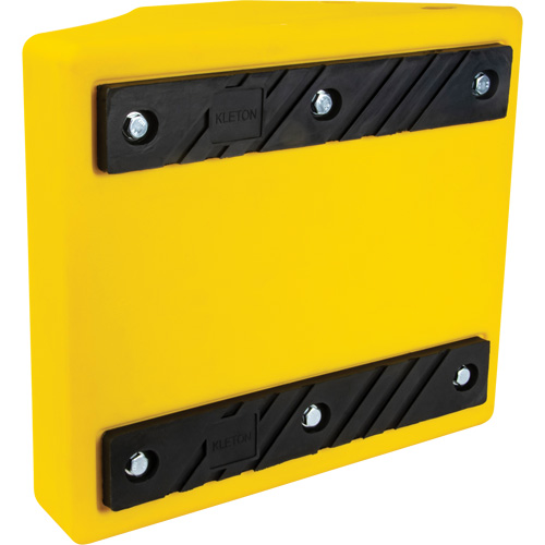 Cale de roue robustes, Ur&eacute;thane, Jaune, 15-1/2" la x 17-7/10" p x 10" h Mukwa Safety Services