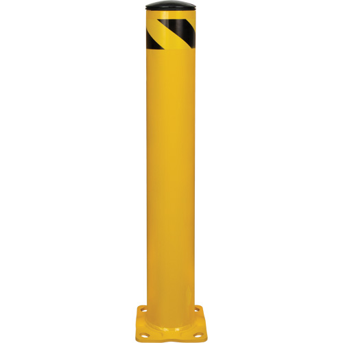 Butoir de s&eacute;curit&eacute;, Acier, 36" h x 5-1/2" la, Jaune Mukwa Safety Services