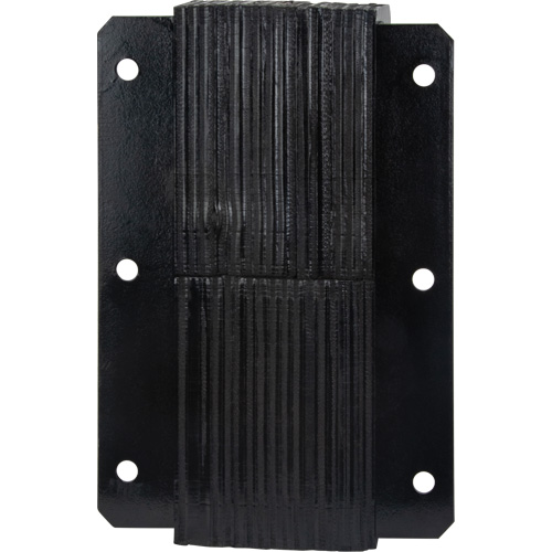Laminated Dock Bumpers, Vertical, Rubber, 11" W x 6" D x 20" H Mukwa Safety Services