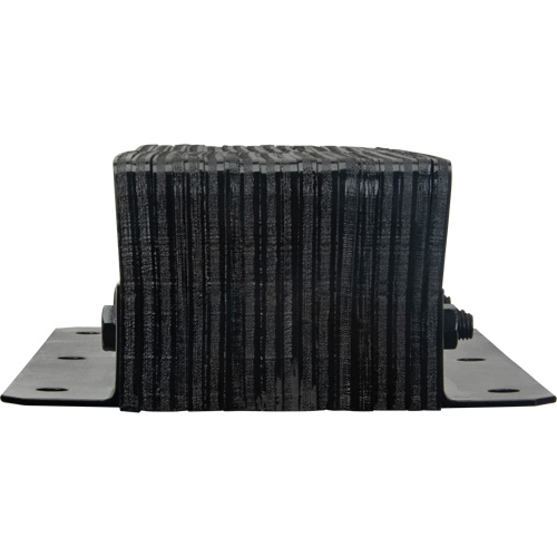 Laminated Dock Bumpers, Vertical, Rubber, 11" W x 6" D x 20" H Mukwa Safety Services