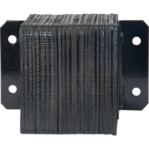 Laminated Dock Bumpers, Horizontal, Rubber, 12" W x 6" D x 10" H Mukwa Safety Services