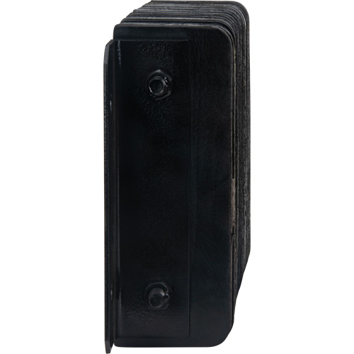 Laminated Dock Bumpers, Horizontal, Rubber, 18" W x 4" D x 12" H Mukwa Safety Services