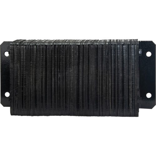 Butoirs de quai lamell&eacute;s, Horizontal, Caoutchouc, 24" la x 4" p x 12" h Mukwa Safety Services