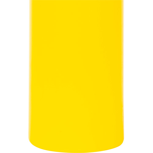 Polyethylene Bollard Cover, 4-1/2" Dia. x 52" L, Red/Yellow Mukwa Safety Services
