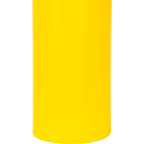 Capuchon en poly&eacute;thyl&egrave;ne pour borne de protection, 6-5/8" dia. x 52" l, Rouge/Jaune Mukwa Safety Services