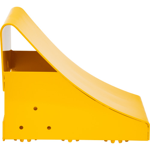 Ice Chocks, Steel, Yellow, 8-1/16" W x 10-5/8" D x 8-13/16" H Mukwa Safety Services