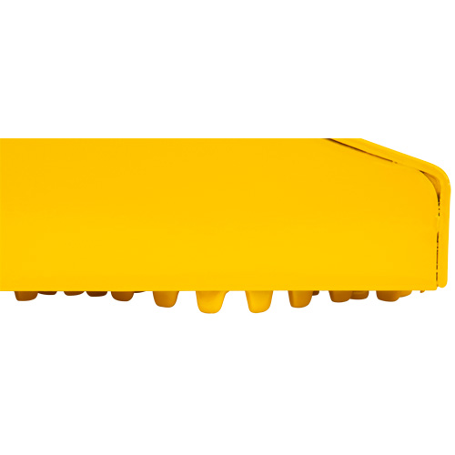 Ice Chocks, Steel, Yellow, 8-1/16" W x 10-5/8" D x 8-13/16" H Mukwa Safety Services