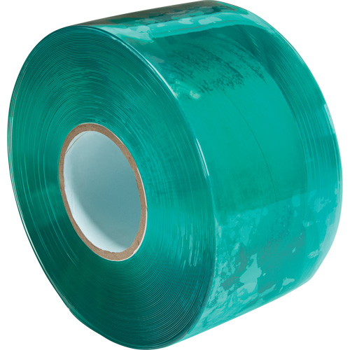 Static Dissipative Strip Curtain, 164' x 8" x 0.08" Mukwa Safety Services