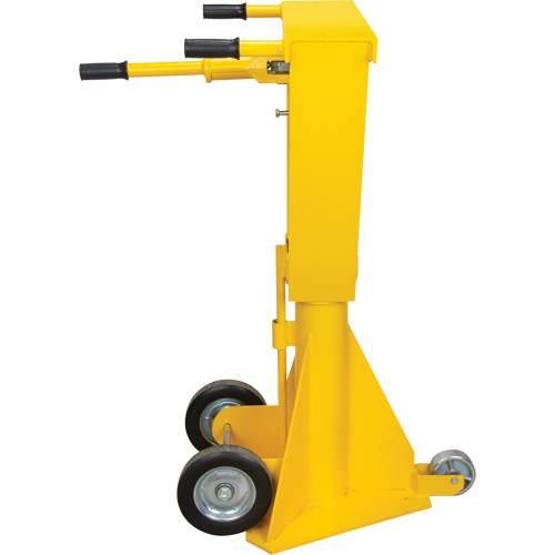 100,000 lbs. Static Capacity Ratchet Beam Trailer Jack, 20 tons Lift Capacity Mukwa Safety Services