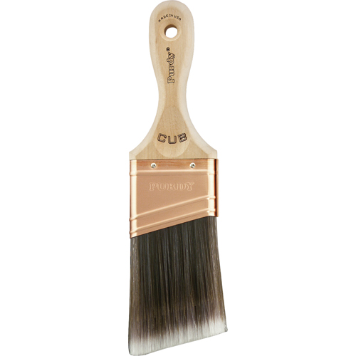 XL Cub Paint Brush, Poly/Nylon, Wood Handle, 2" Width Mukwa Safety Services